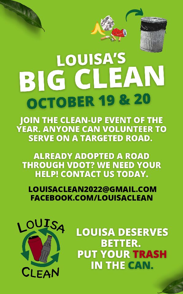 Big Clean Event Returning To Louisa