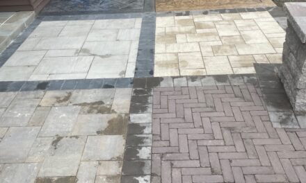 Contractor Creates Outdoor Showroom  At Lake For Hardscaping And Lighting