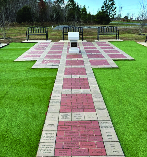 Station 8 Patio Commemorates Donors With Bricks And Benches