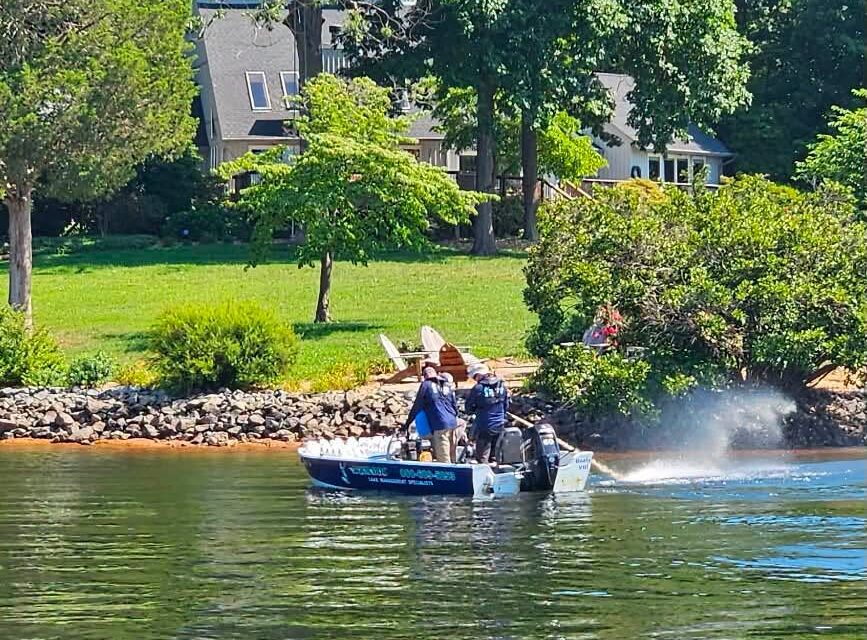 Annual Hydrilla Management Plan Completed On Main Lake