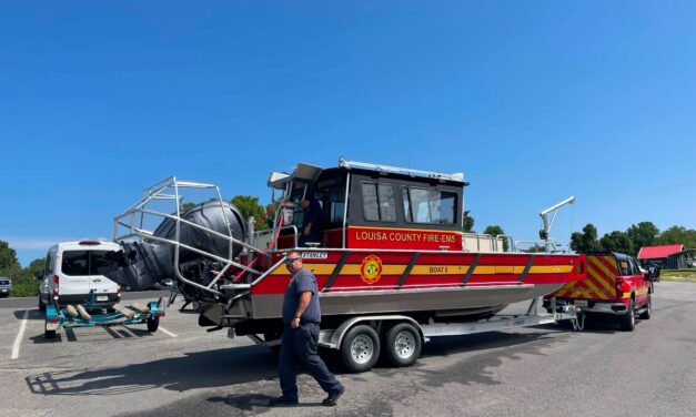 Louisa County’s New Fire/Rescue Boat Making Waves At Lake